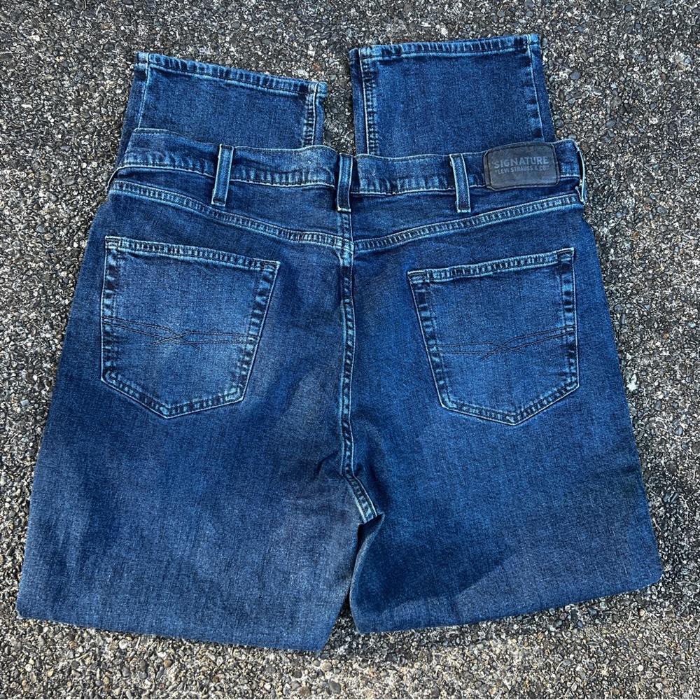 Levi’s Signature S67 Athletic Fit Flex Indigo Blue Men’s Jeans 40 X 30*